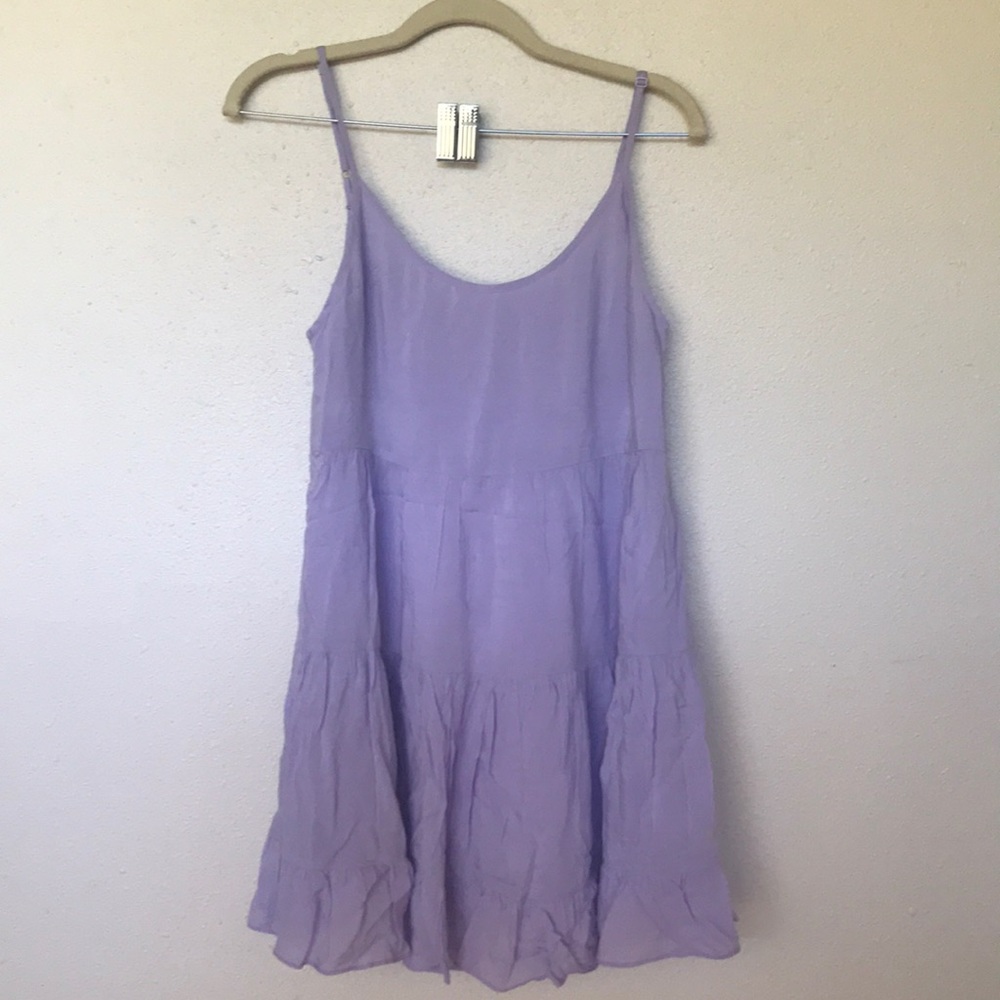 Aritzia Talula Soft Lilac Mini Dress